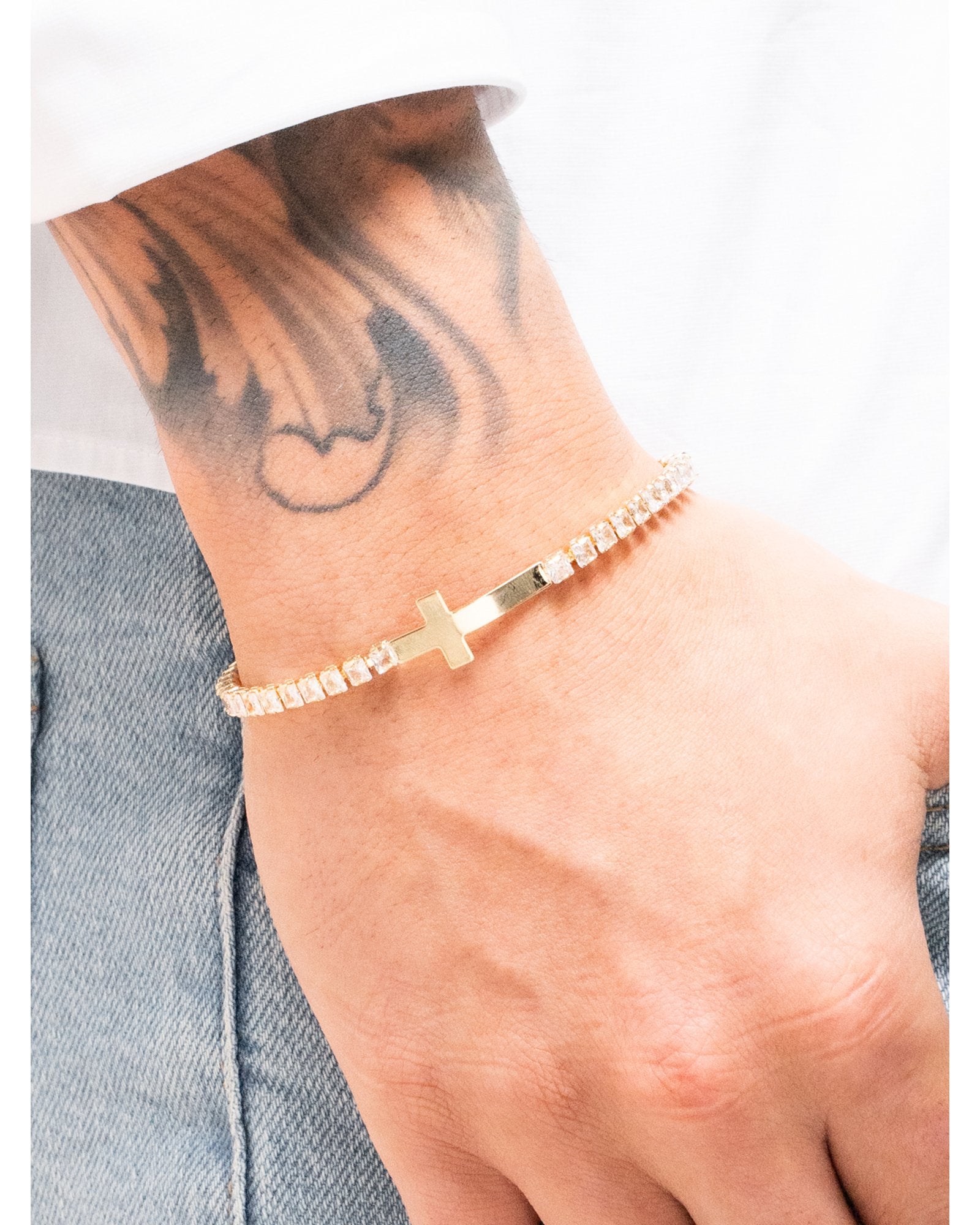 Pulsera de cruz Riviera